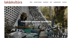 Desktop Screenshot of lakaskultura.hu